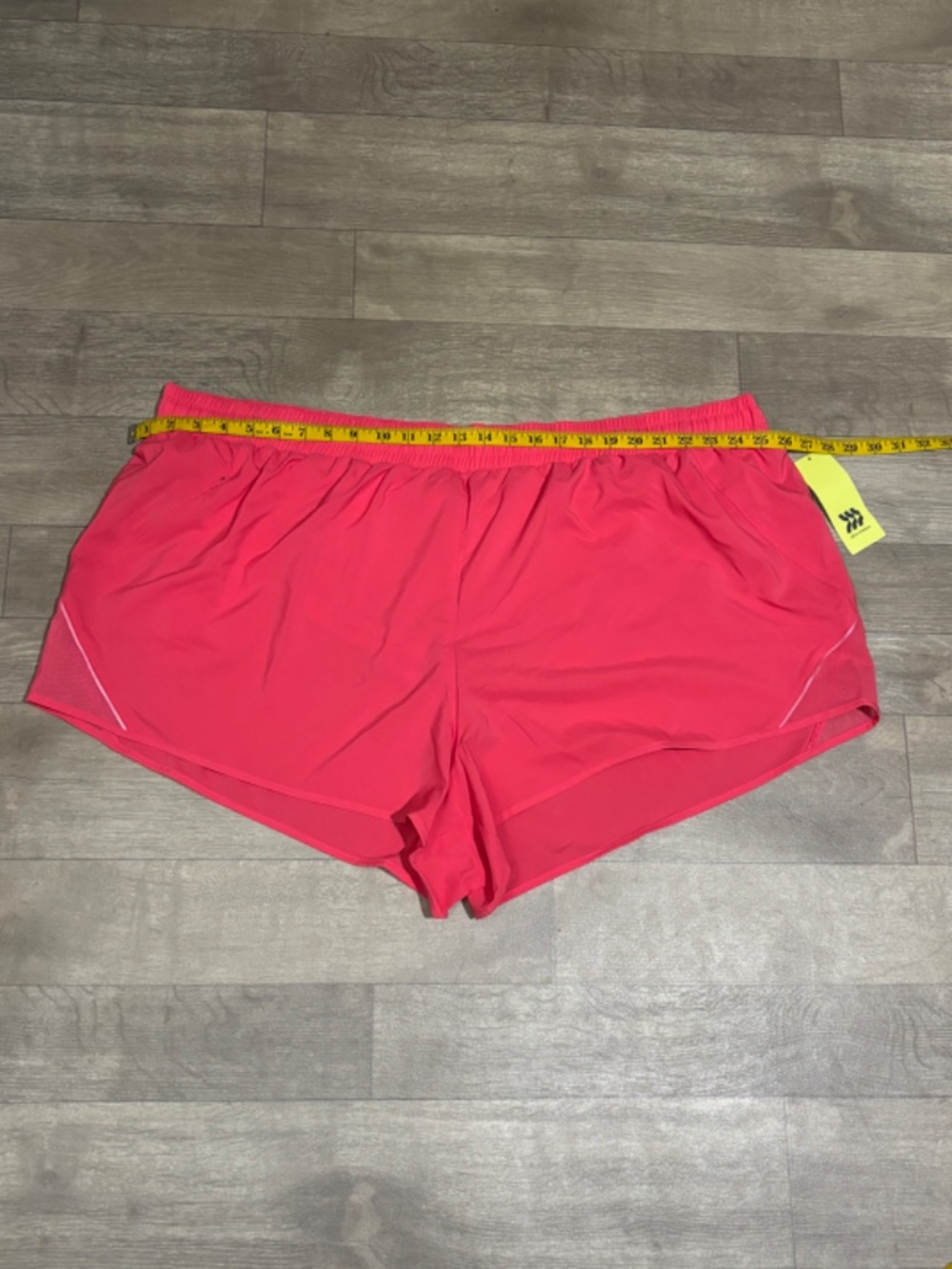 All In Motion Women's Woven Mid-Rise Run Shorts Vibrant Pink - Picture 16 of 16